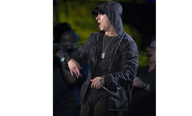 Eminem live at DC, 2014 via Wikimedia