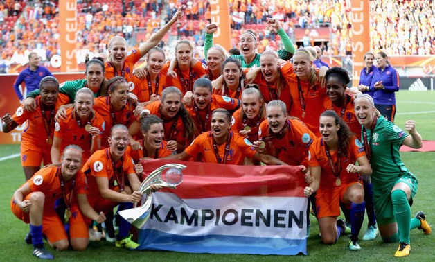 Holland defeated Denmark 4-2 and achieved their first title - UEFA Twitter Account