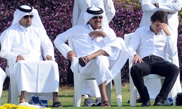 Qatari Sheikh, Al Khelaifi with Qatari Emir, Tamim ben Hamed watching a PSG training session – The Sun Daily
