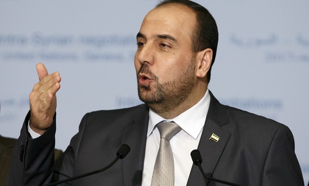 Head of the delegation of the Syrian opposition’s High Negotiations Committee (HNC) Nasr Al Hariri - File photo