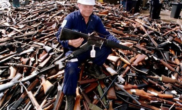 © AFP/File | Australia's national firearms amnesty is the first since the 1996 Port Arthur mass shooting, after which 600,000 weapons were destroyed during a gun buy-back
