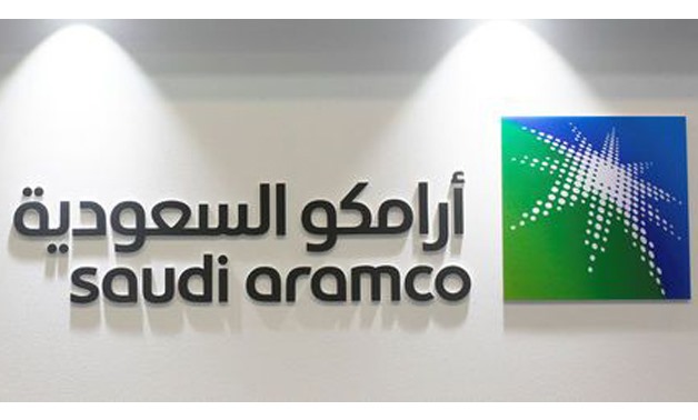 FILE PHOTO: Logo of Saudi Aramco is seen at the 20th Middle East Oil & Gas Show and Conference in Manama, Bahrain, March 7, 2017. REUTERS/Hamad I Mohammed/File Photo