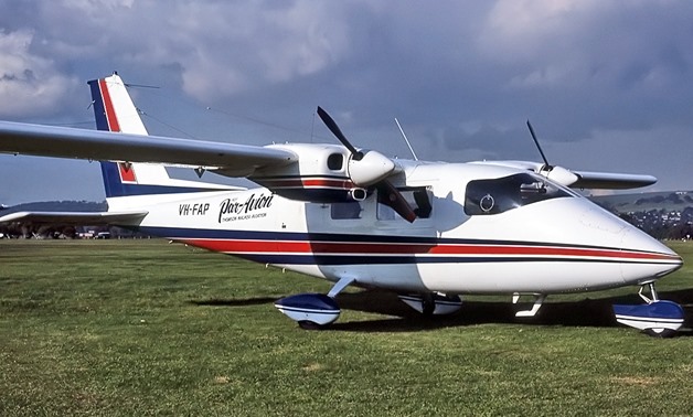 Par Avion Partenavia P-68B (VH-FAP) at Parafield Airport - Wikimedia Commons