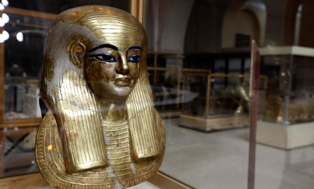 A pharaonic artifact on display at the Egyptian Museum (via Reuters) 
