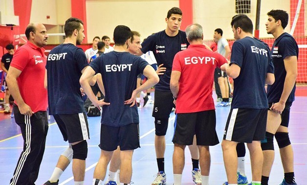 Egypt National team – Courtesy of Egyptian Volleyball Federation