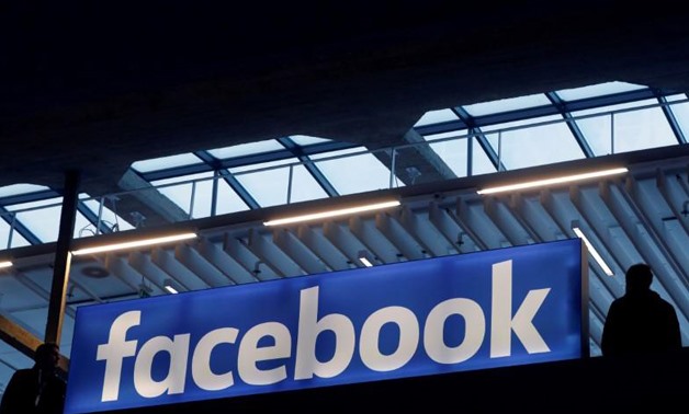 FILE PHOTO - Facebook logo is seen at a start-up companies gathering at Paris' Station F in Paris, France on January 17, 2017.
Philippe Wojazer/File Photo
