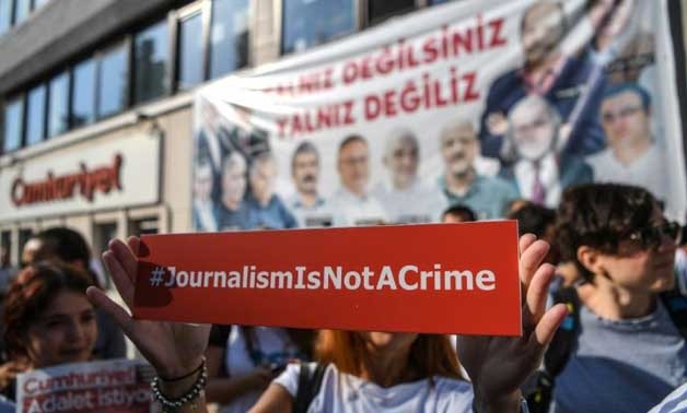 There is growing alarm over press freedom in Turkey under President Recep Tayyip Erdogan, in particular under the state of emergency imposed in the wake of the failed 2016 coup - AFP