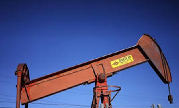 An oil well pump jack is seen at an oil field supply yard near Denver, Colorado February 2, 2015.
Rick Wilking