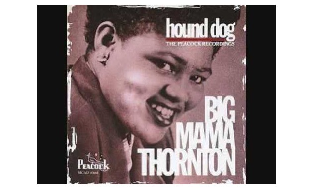 Hound dog by Willie Mae ‘Big Mama’ Thornton single cover. Photo via YouTube Screenshot