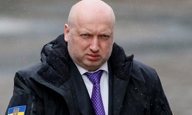 Secretary of the National Security and Defence Council of Ukraine Oleksandr Turchynov arrives for a meeting - Reuters