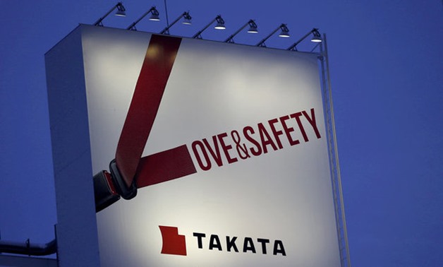 Billboard advertisement of Takata Corp is pictured in Tokyo - REUTERS