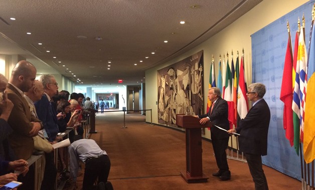 UN Secretary General, Antonio Guterres, Press conference on Korean Peninsula Crisis‎ - Photo credit UN News Center
