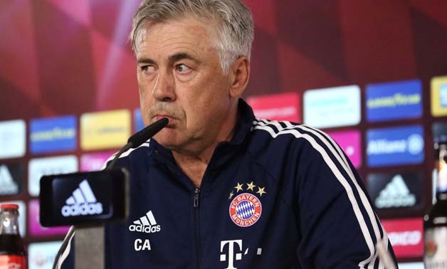 Bayern Munich coach Carlo Ancelotti – Press image courtesy Bayern Munich’s official Twitter account.