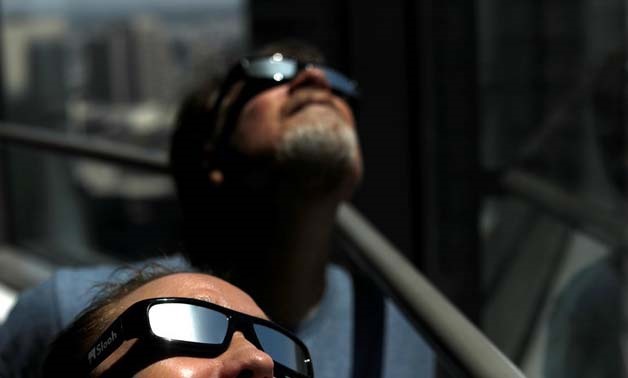 Solar eclipse sunglasses are pictured in Los Angeles, California, U.S., August 8, 2017.
Mario Anzuoni
