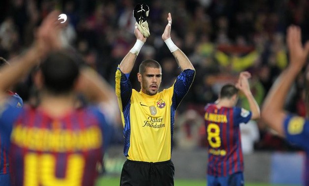Valdes had great moments in Barcelona - Reuters