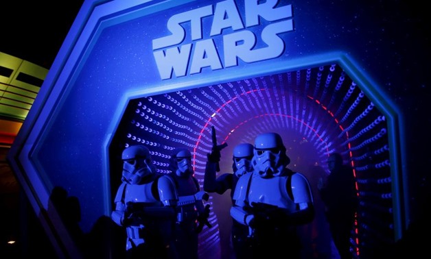 FILE PHOTO - Characters of Star Wars take part in an event held for the release of the film "Star Wars: The Force Awakens" in Disneyland Paris in Marne-la-Vallee, France on December 17, 2015.
Benoit Tessier