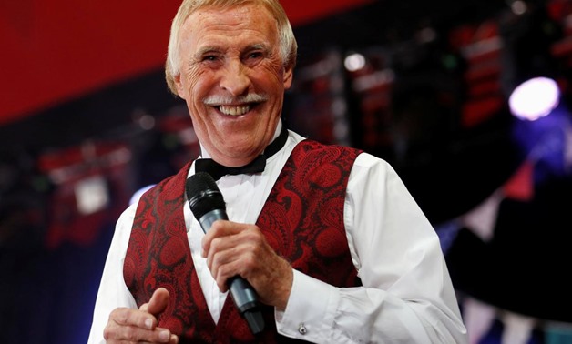 FILE PHOTO: TV presenter and entertainer Bruce Forsyth performs on the Avalon Stage at the Glastonbury music festival at Worthy Farm in Somerset, June 30, 2013.
Olivia Harris