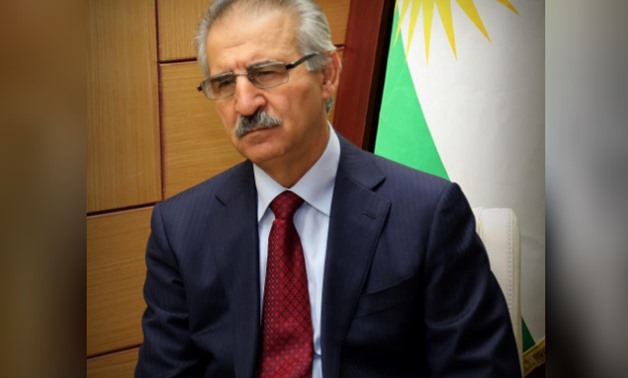 Mala Bakhtiar, the Patriotic Union of Kurdistan (PUK's) Politburo Executive Secretary speaks during an interview with Reuters in Sulaymaniyah