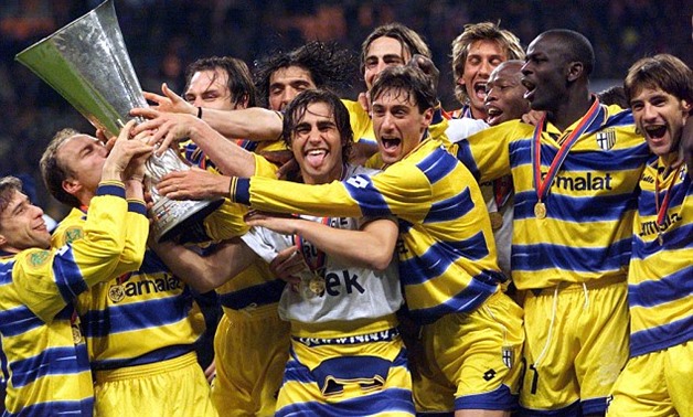 Parma Players Celebrating 1999 UEFA Cup – Reuters 