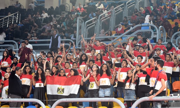 Egyptian supporters at the Volleyball World Championship – Press image courtesy FIVB official website.