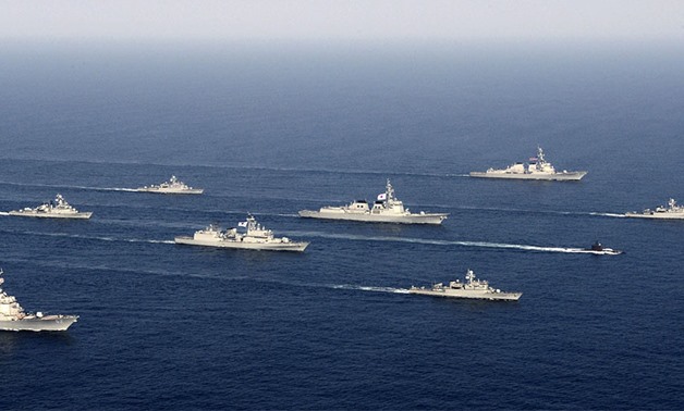 Navy vessels of South Korea and the United States © South Korean Navy / Reuters