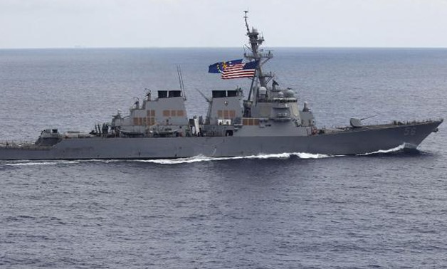 US warship docks with 10 sailors missing after oil tanker collision-AFP