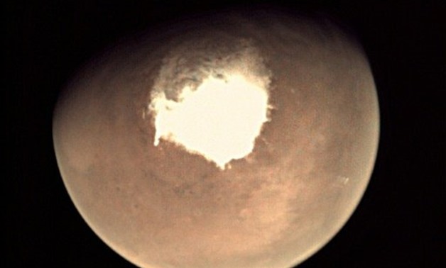 Mars as seen by the webcam on ESA's Mars Express orbiter in 2016