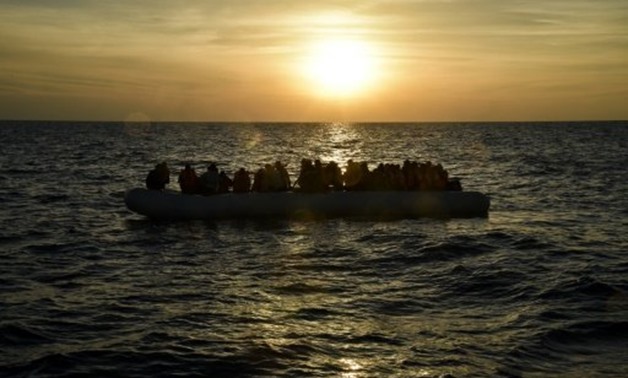 A boat carrying Iraqis and Syrians, including 23 children, was intercepted late Sunday in the Black Sea in Romania's southeastern Constanta region, officials said