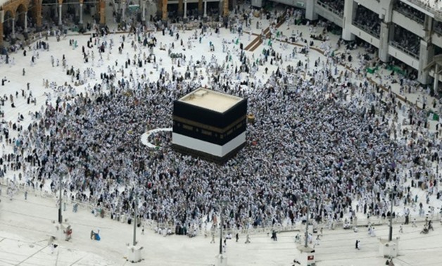 The Kaaba at the Grand Mosque in the Saudi city of Mecca - AFP
