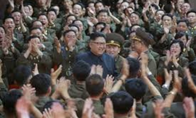 North Korean leader Kim Jong Un inspected the Command of the Strategic Force of the Korean People's Army (KPA) in an unknown location in North Korea in this undated photo released by North Korea's Korean Central News Agency (KCNA) on August 15, 2017. KCNA