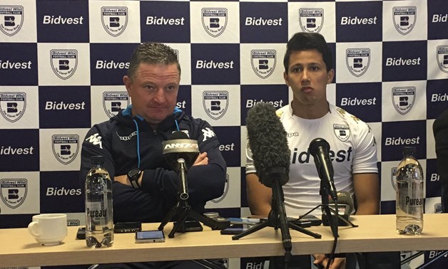 Amr Gamal and Gavin Hunt – Press image courtesy Bidvest’s official Twitter account