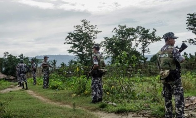 © AFP/File | On August 12 authorities in Myanmar said hundreds of troops had moved into Rakhine as it ramps up counterinsurgency efforts there
