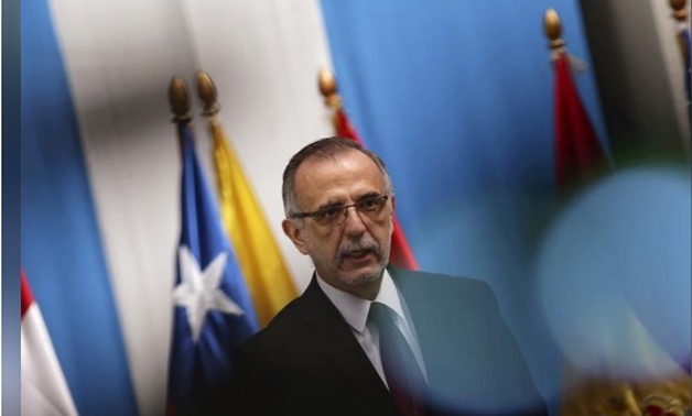 Commissioner of the International Commission Against Impunity in Guatemala (CICIG) Ivan Velasquez speaks during the 8th annual activities report of the CICIG in Guatemala City, November 13, 2015.
REUTERS-Jorge Dan Lopez