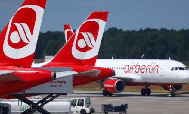 German carrier Air Berlin aircrafts are pictured at Tegel airport in Berlin, Germany, June 14, 2017.
Hannibal Hanschke /File Photo