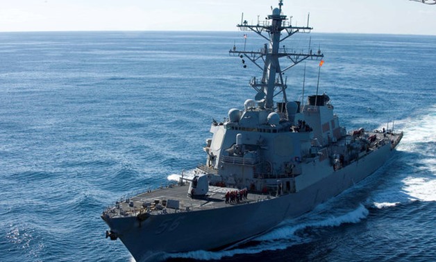  U.S. Navy handout photo of the USS John S. McCain at sea - REUTERS