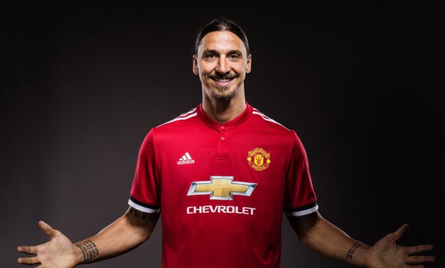 Zlatan Ibrahimovic – Press image courtesy Manchester United’s official Twitter account