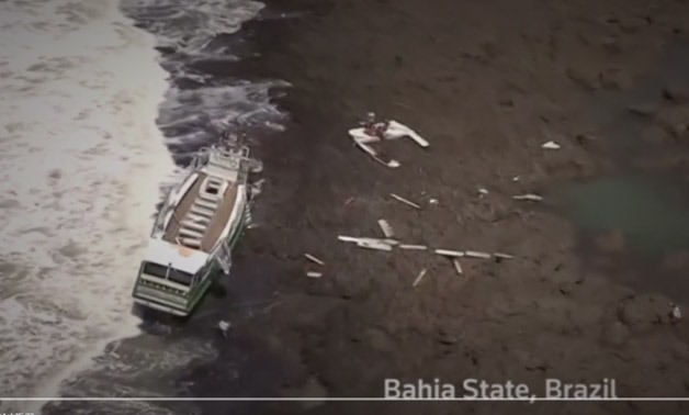  ferry carrying roughly 130 passengers capsized in Brazil’s coastal state of Bahia - Screenshot form Reuters