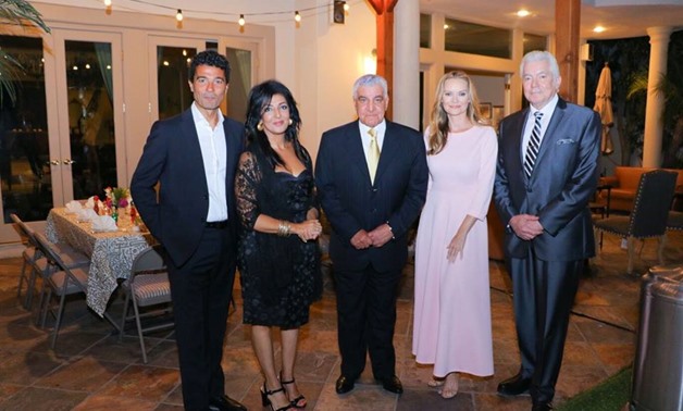 Zahi Hawaas at his reception in LA [Zahi Hawaas official page]