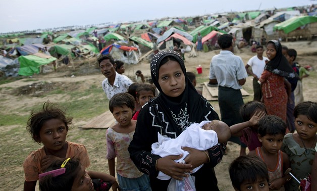 Myanmar army shoots hundreds of Rohingya - Press photo
