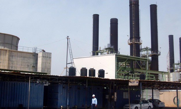 Gaza power plant - File photo