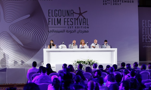 The press conference of the Egyptian Film Festival – Karim Abdel Aziz 