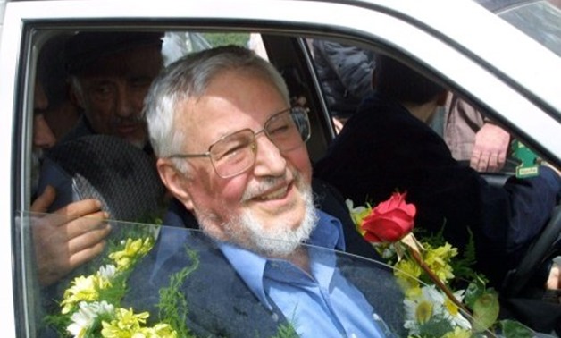 © AFP | Ebrahim Yazdi, who was head of Iran's outlawed Iran Freedom Movement party and is shown here in 2002, has died aged 86