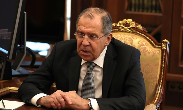  Russian Foreign Minister Sergei Lavrov- Press Photo