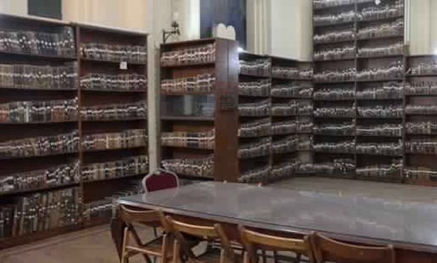 Library Of Jewish Heritage In Egypt At Shaar Hashamayim Synagogue- Photo Taken On May 15, 2014- Sami Wahib