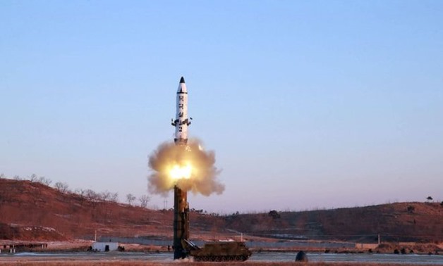 Japan says North Korean missile likely an intermediate range rocket - Press photo
