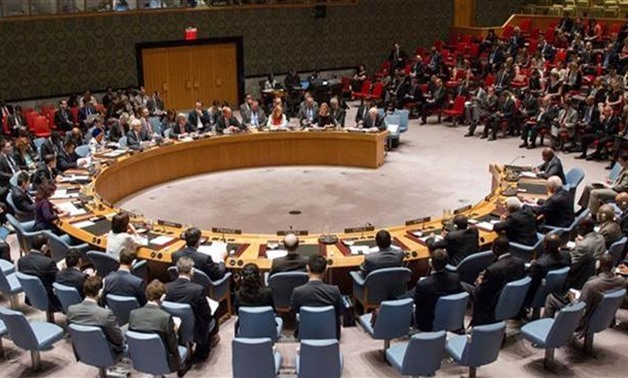 An overall view of the United Nations Security Council in session (photo by AFP)
