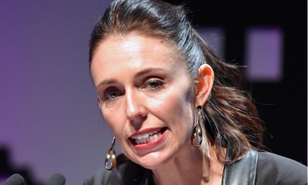 New Zealand's new opposition Labour party leader, Jacinda Ardern, speaks during an event held ahead of the national election at the Te Papa Museum in Wellington