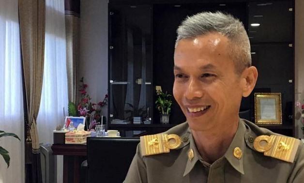 Thailand's head of the National Office for Buddhism Pongporn Pramsaneh, speaks during an interview with Reuters in Bangkok