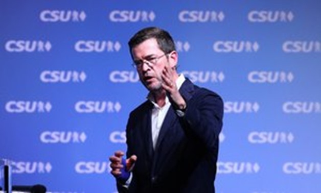 Former German Defense Minister Karl-Theodor zu Guttenberg speaks during a CSU election campaign in Kulmbach - Reuters