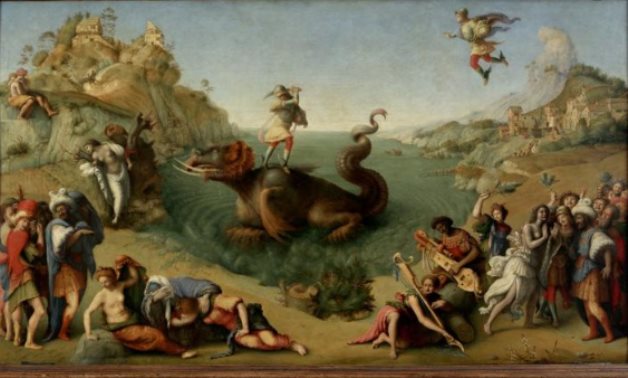 The painting "Perseus frees Andromeda". Obtained by Reuters on July 2, 2020. Gallerie degli Uffizi/Handout via REUTERS